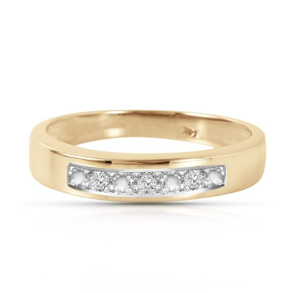 Galaxy Gold Products Jewelry - 14K. SOLID GOLD RINGS WITH NATURAL DIAMONDS